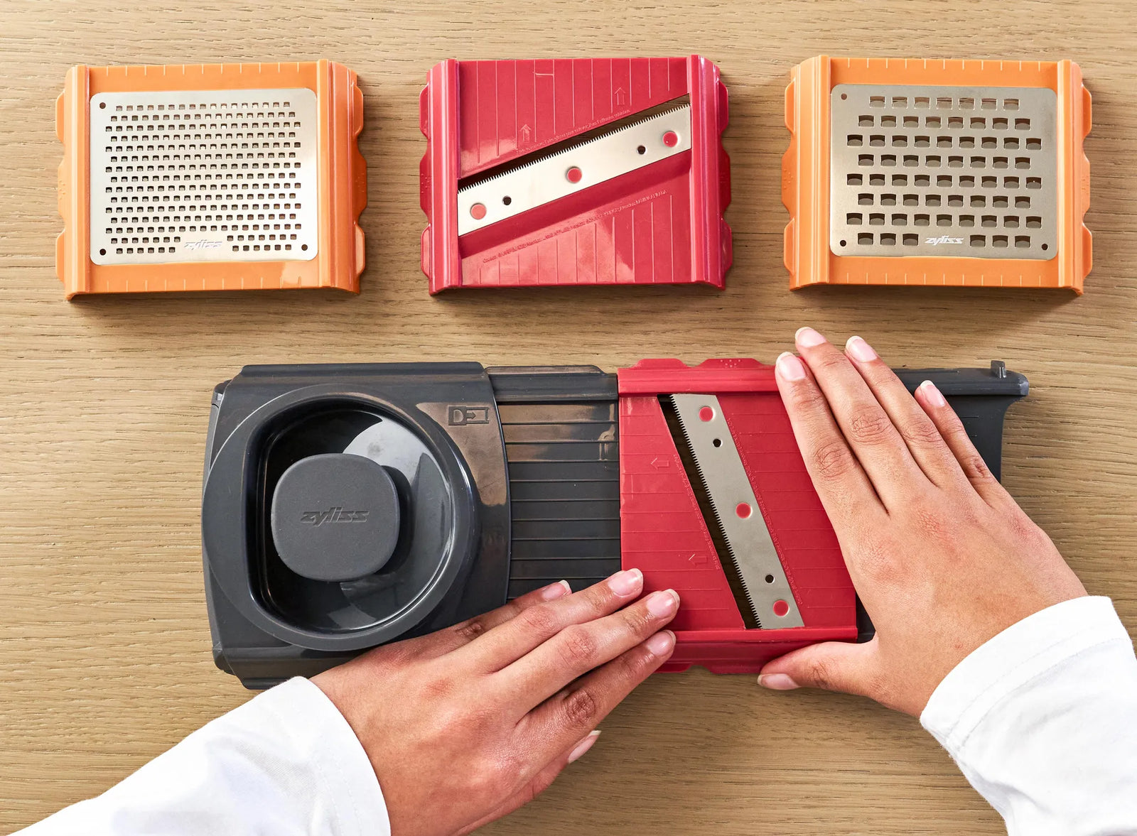Zyliss 4-in-1 Slicer & Grater with Interchangeable Blades
