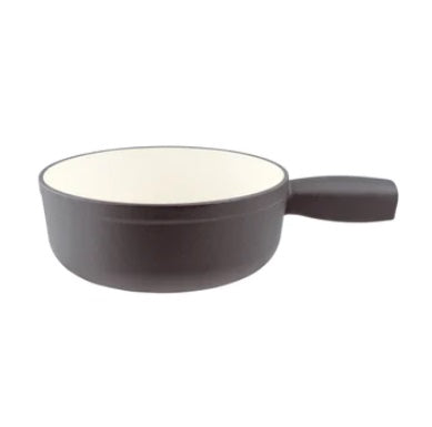 Swissmar Lugano Black Cheese Fondue Pot by Kitchen Niche