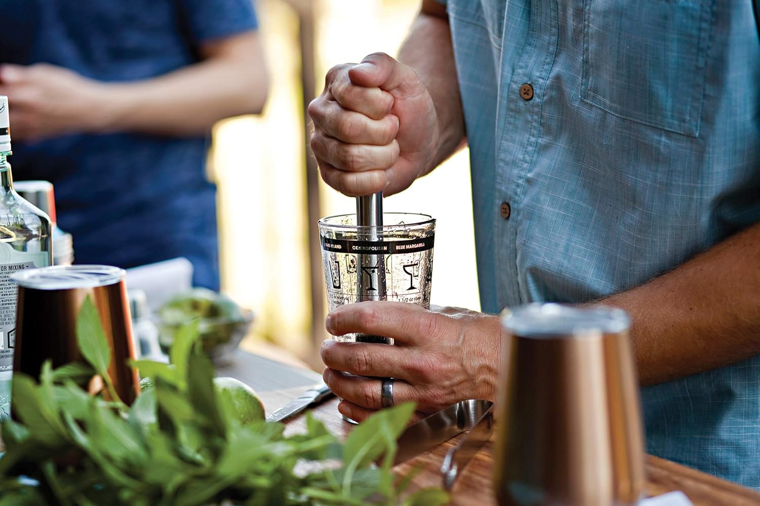 Outset Stainless Steel Cocktail Muddler
