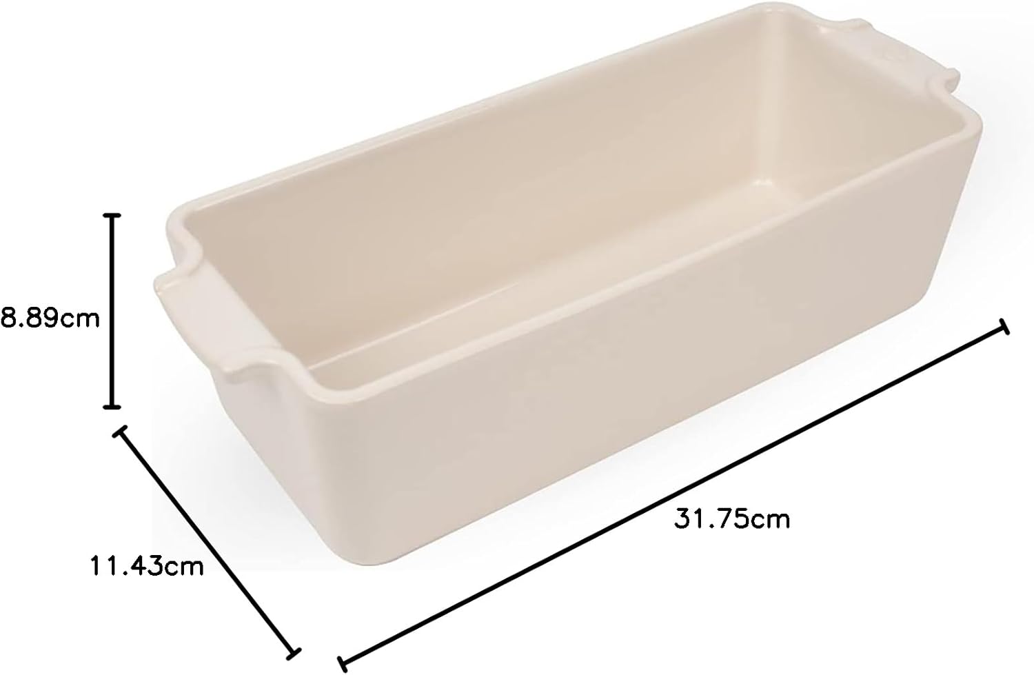 Peugeot Ceramic Loaf Pan – Ecru – 31 cm