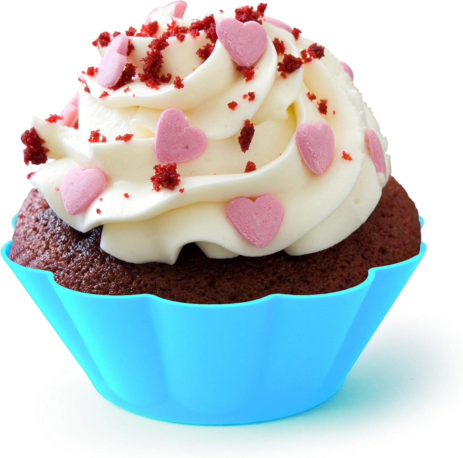 Bakelicious Scalloped Silicone Baking Cups Set of 12