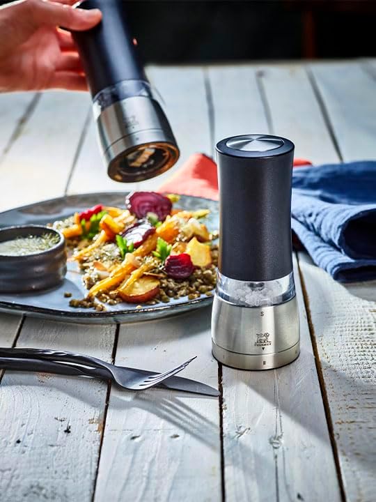 Peugeot Daman Electric u'Select Salt & Pepper Mill Set – 16 cm