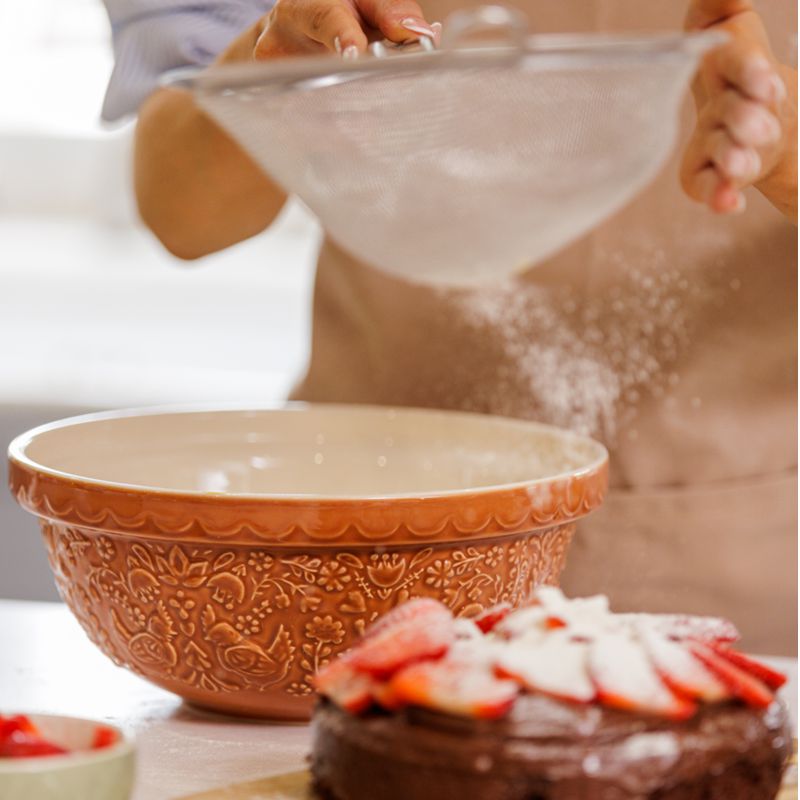Mason Cash Roost Mixing Bowl 9.75-Inch Orange