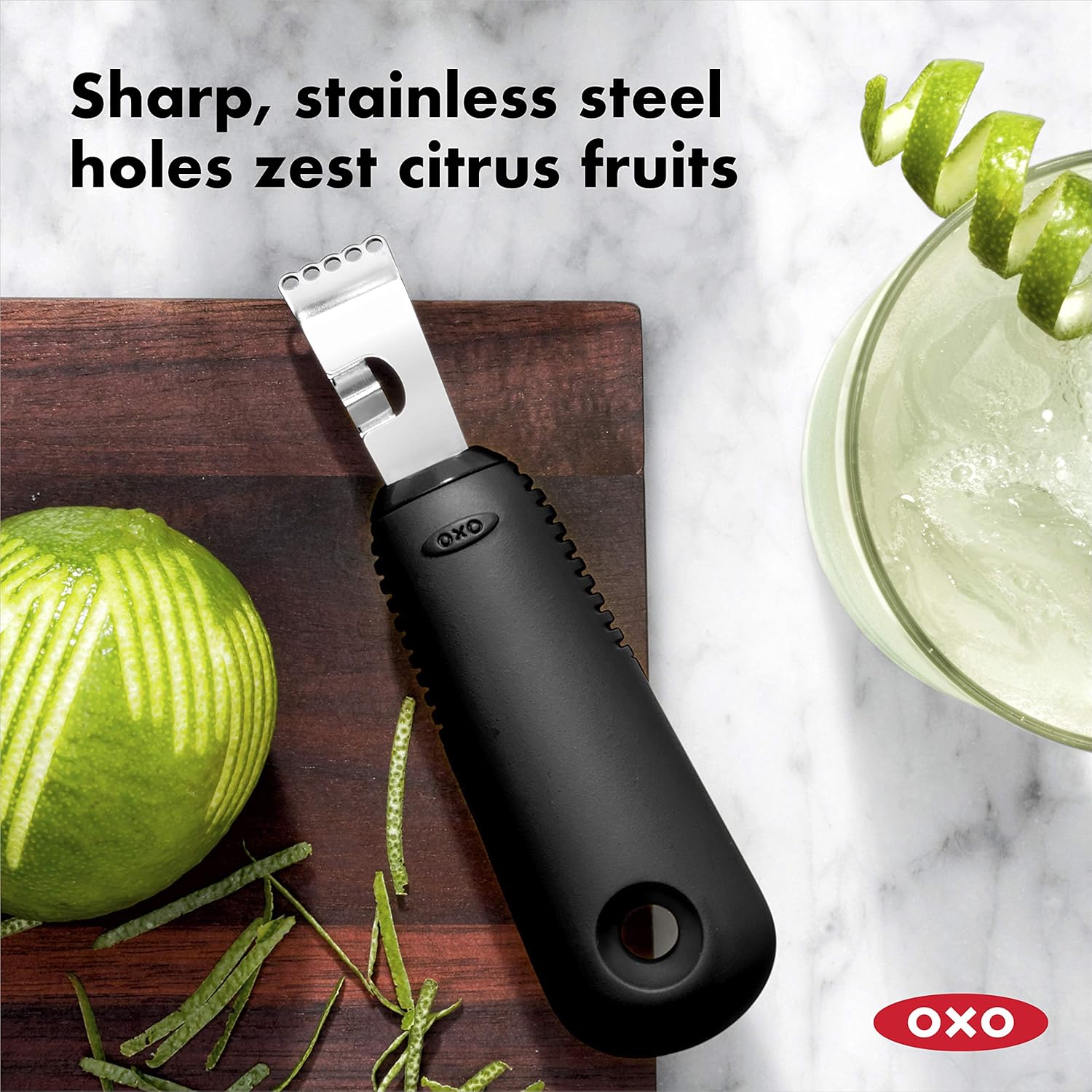 OXO Good Grips Citrus Zester with Channel Knife