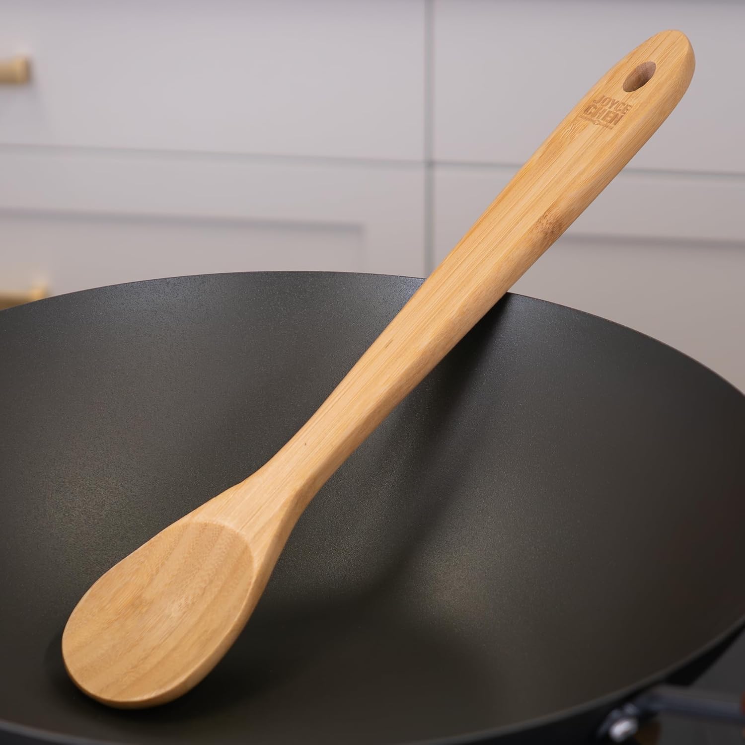 Joyce Chen Burnished Bamboo Mixing Spoon – 15"