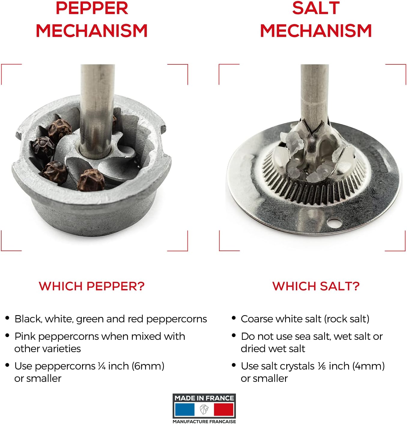Peugeot Madras Select Graphite Salt Mill – 16 cm