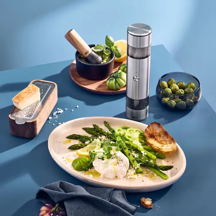 AdHoc i.Mill Duo Electric Pepper & Salt Double Mill – 9.3"/ 23.5 cm
