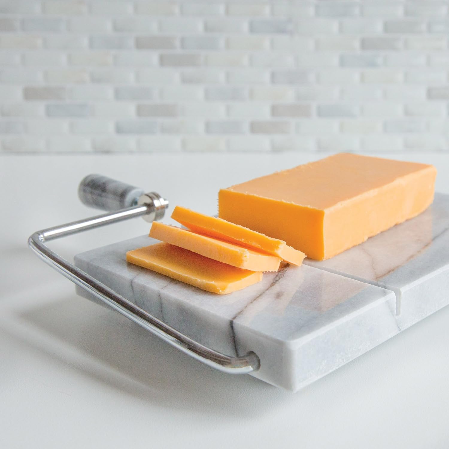 Fox Run White Marble Cheese Slicer