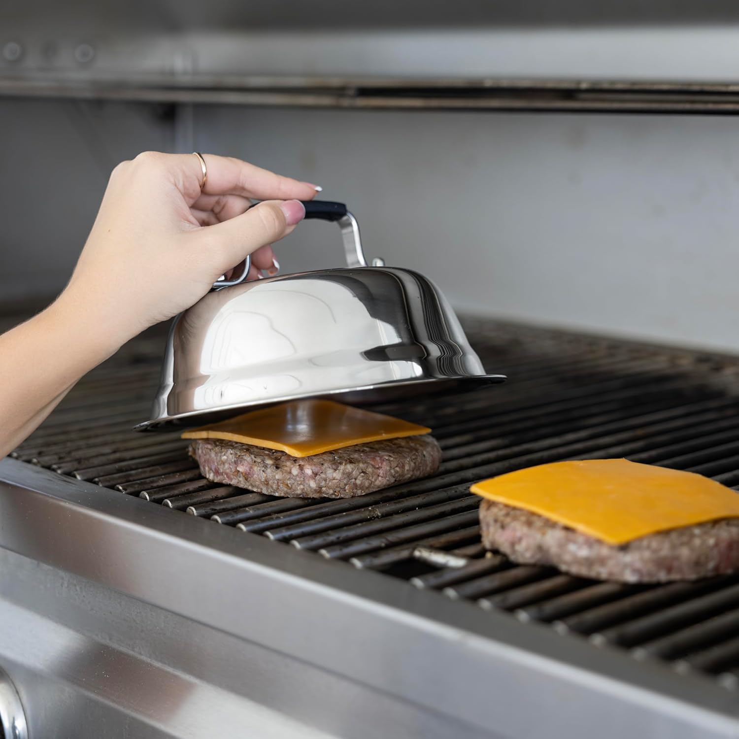 Outset 7.5" Stainless Steel Burger Melting Dome