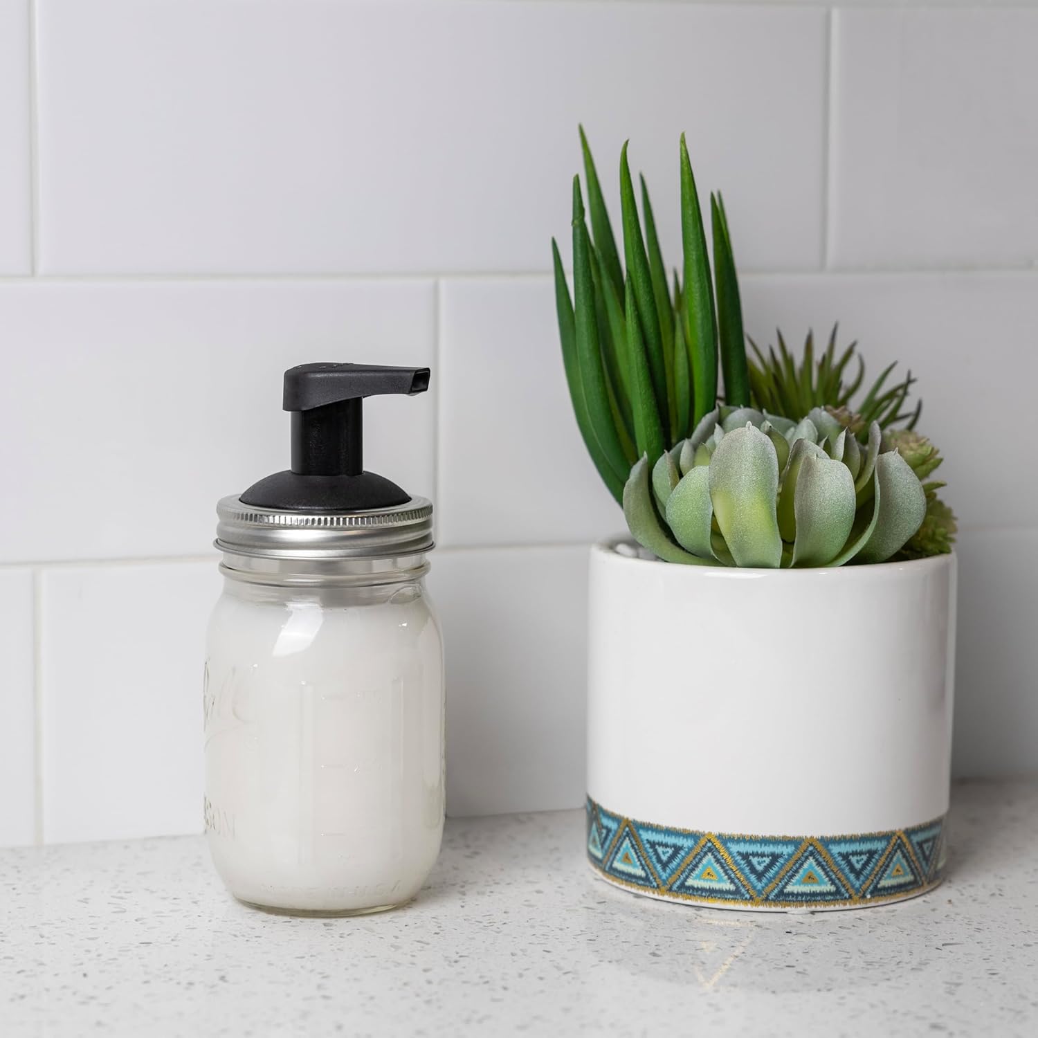 Jarware Black Foam Soap Pump