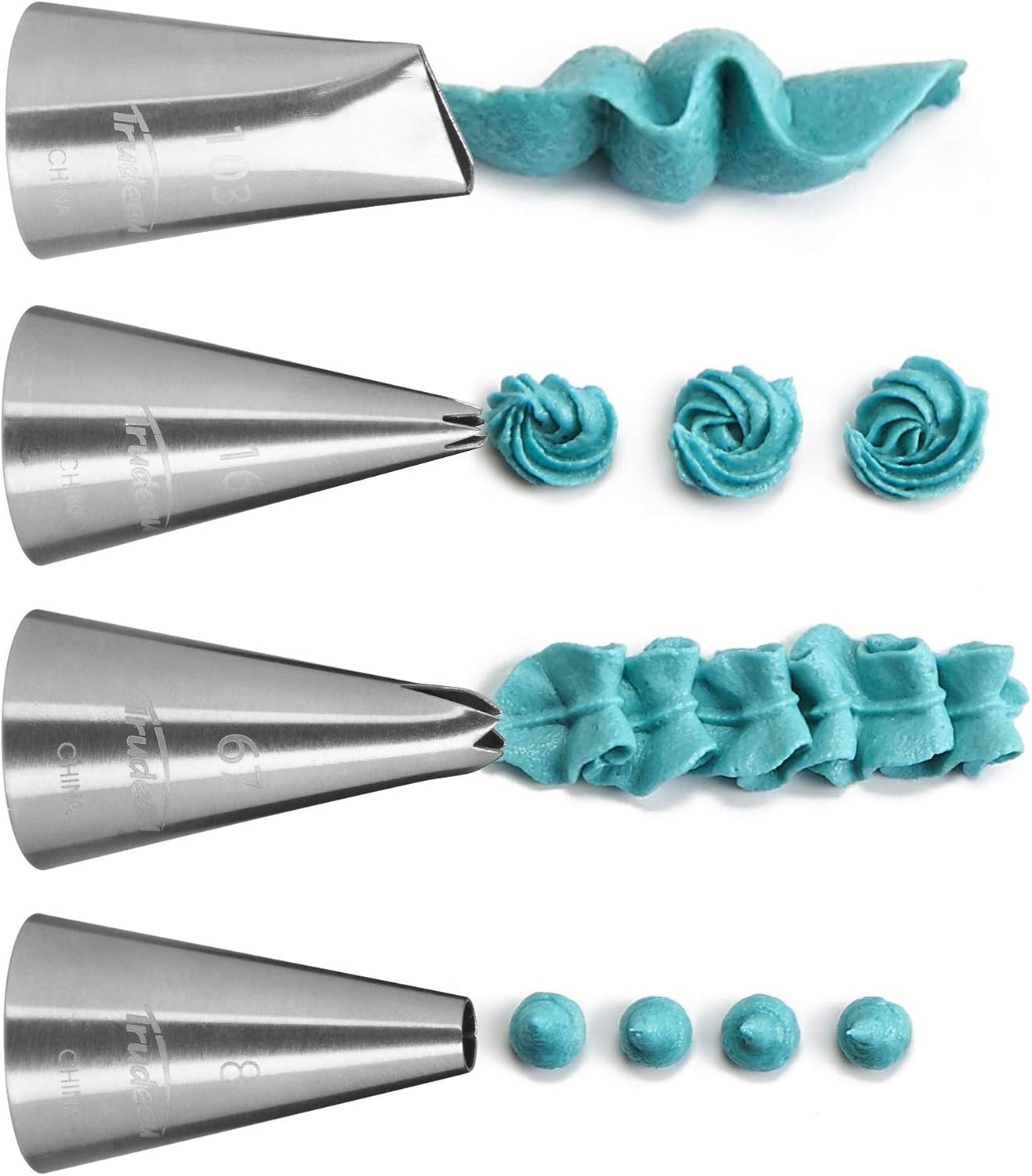 Trudeau Decorating Set with Metal Tips – 7 pcs