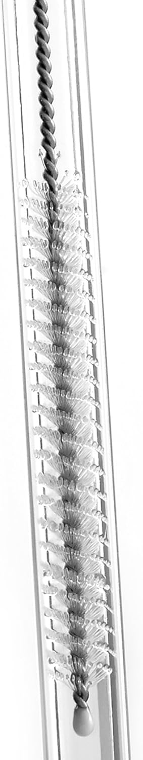 Outset Set of 4 Straight Glass Straws with Brush