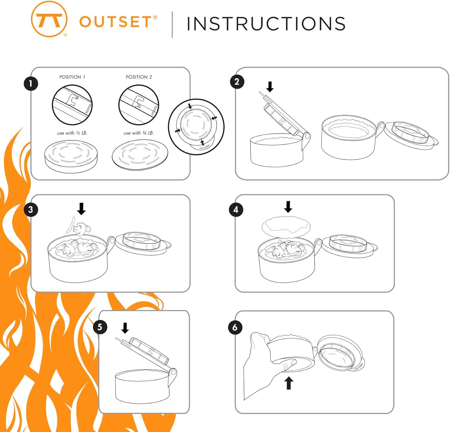 Outset Burger Stuffer