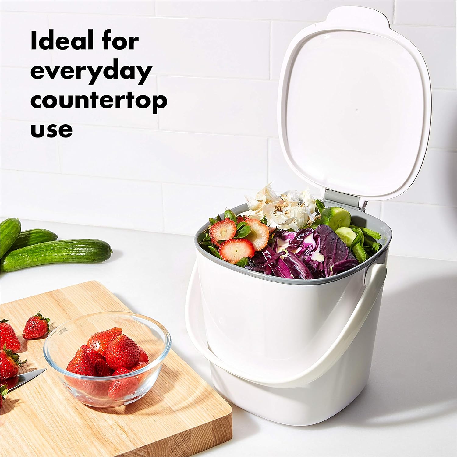 OXO Good Grips Compost Bin 2.8L White