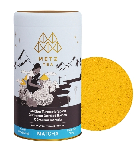 Metropolitan Tea Golden Turmeric Spice Matcha Herbal Tea
