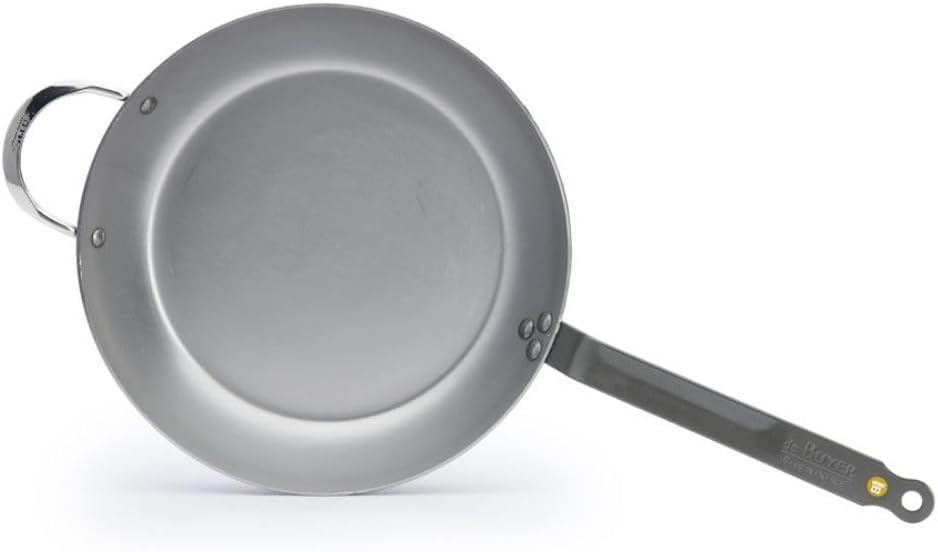 De Buyer Mineral B Element Round Steel Fry Pan – 32 cm