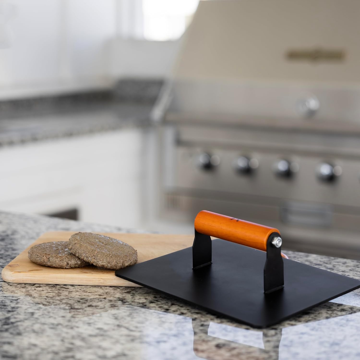 Outset XL Cast Iron Grill Press