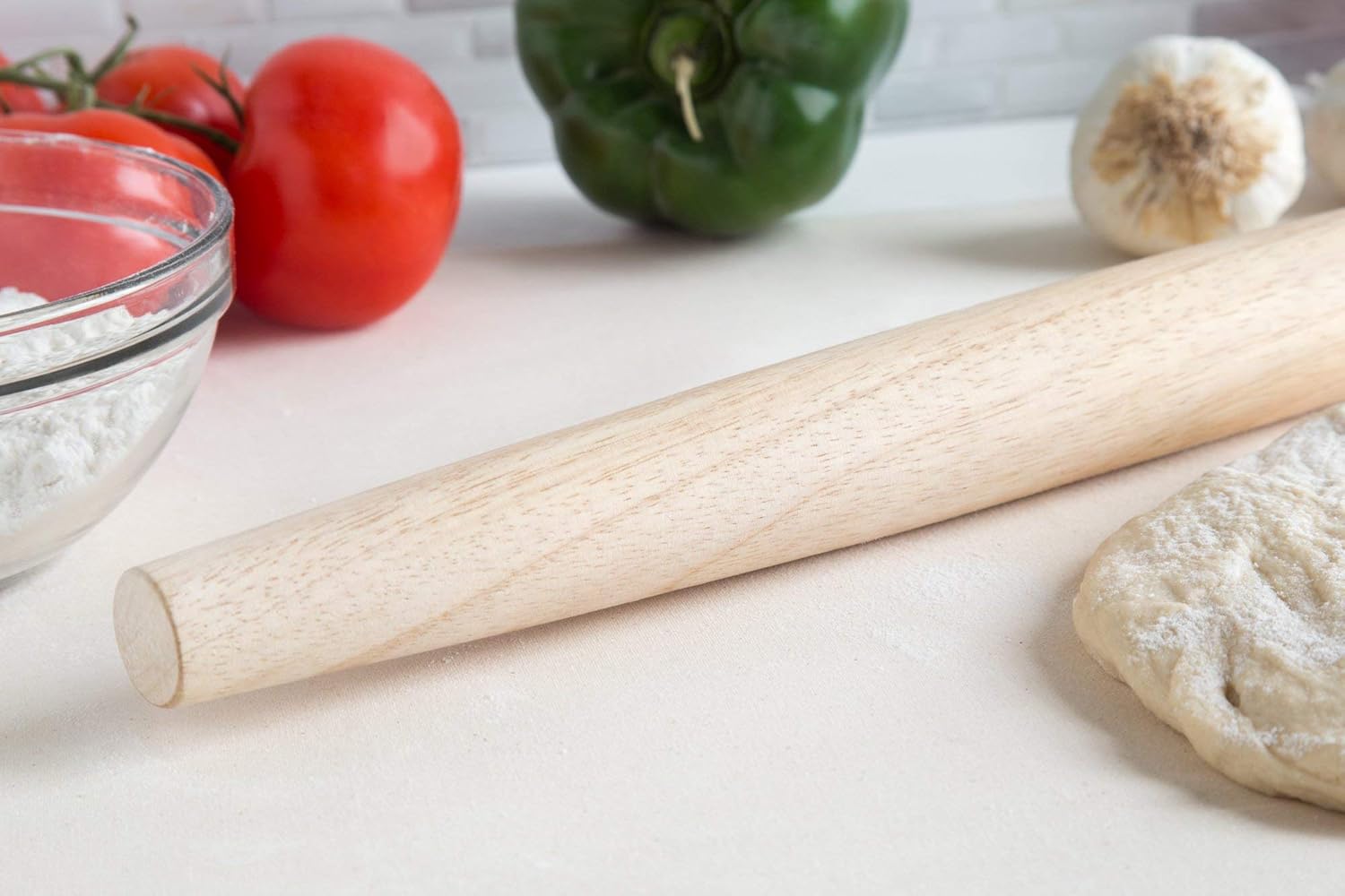 Fox Run Tapered Natural Rubber Rolling Pin 20"