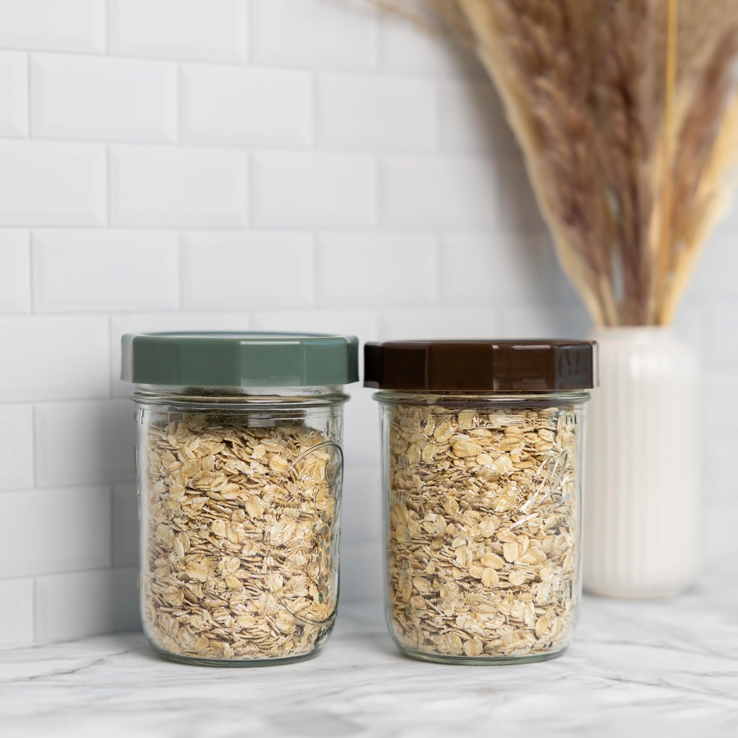Jarware Multicolor Mason Jar Lids Set of 4
