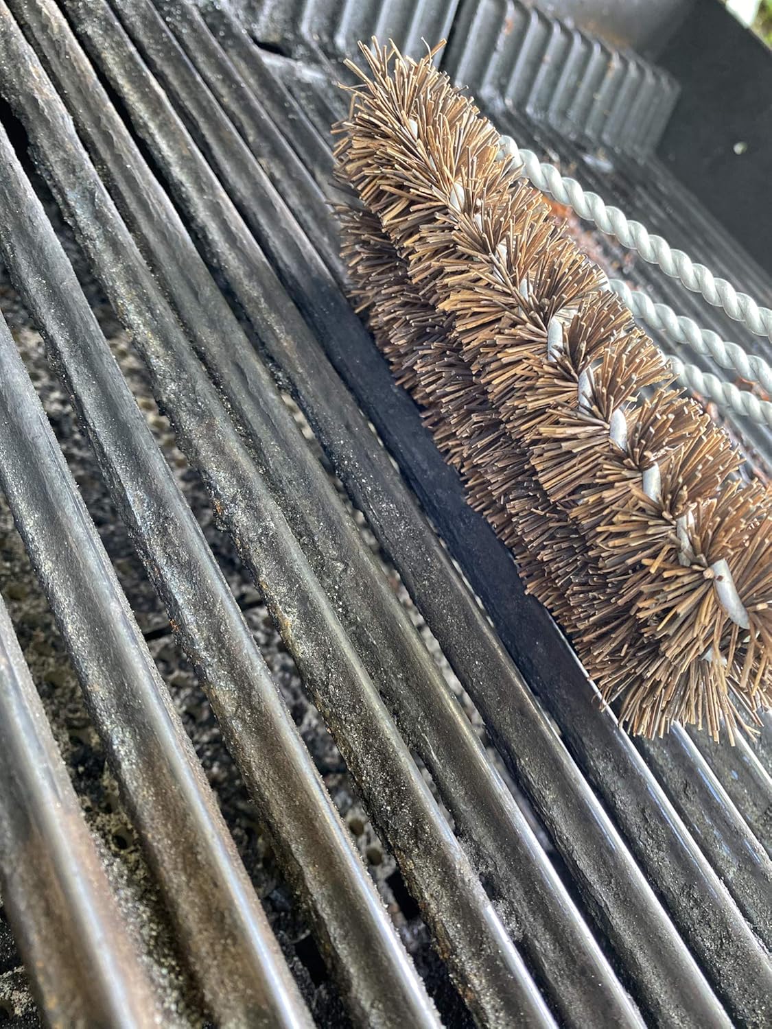 Outset 3 Head Coconut Fiber Grill Brush