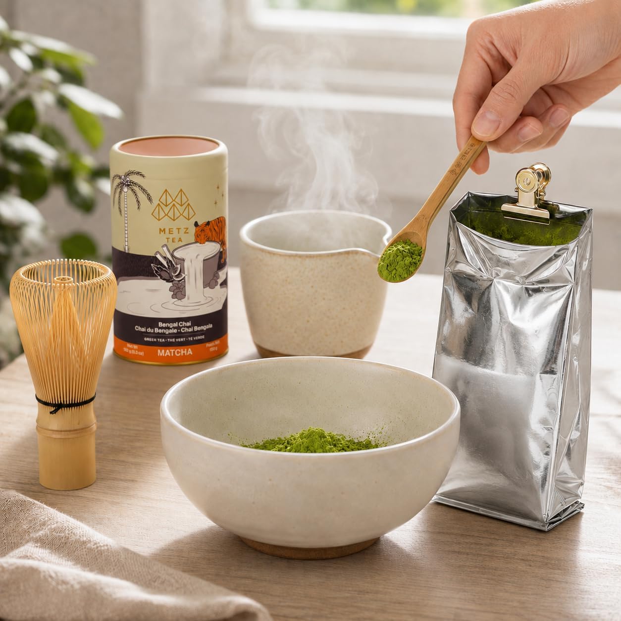 Metropolitan Tea Bengal Club Chai Green Tea Matcha