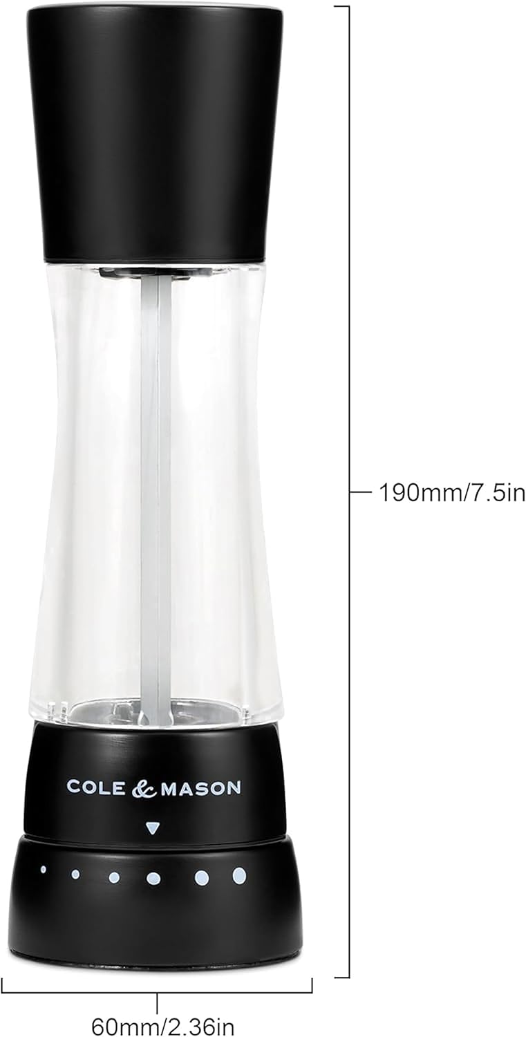 Cole & Mason Derwent Salt Mill – Matt Black