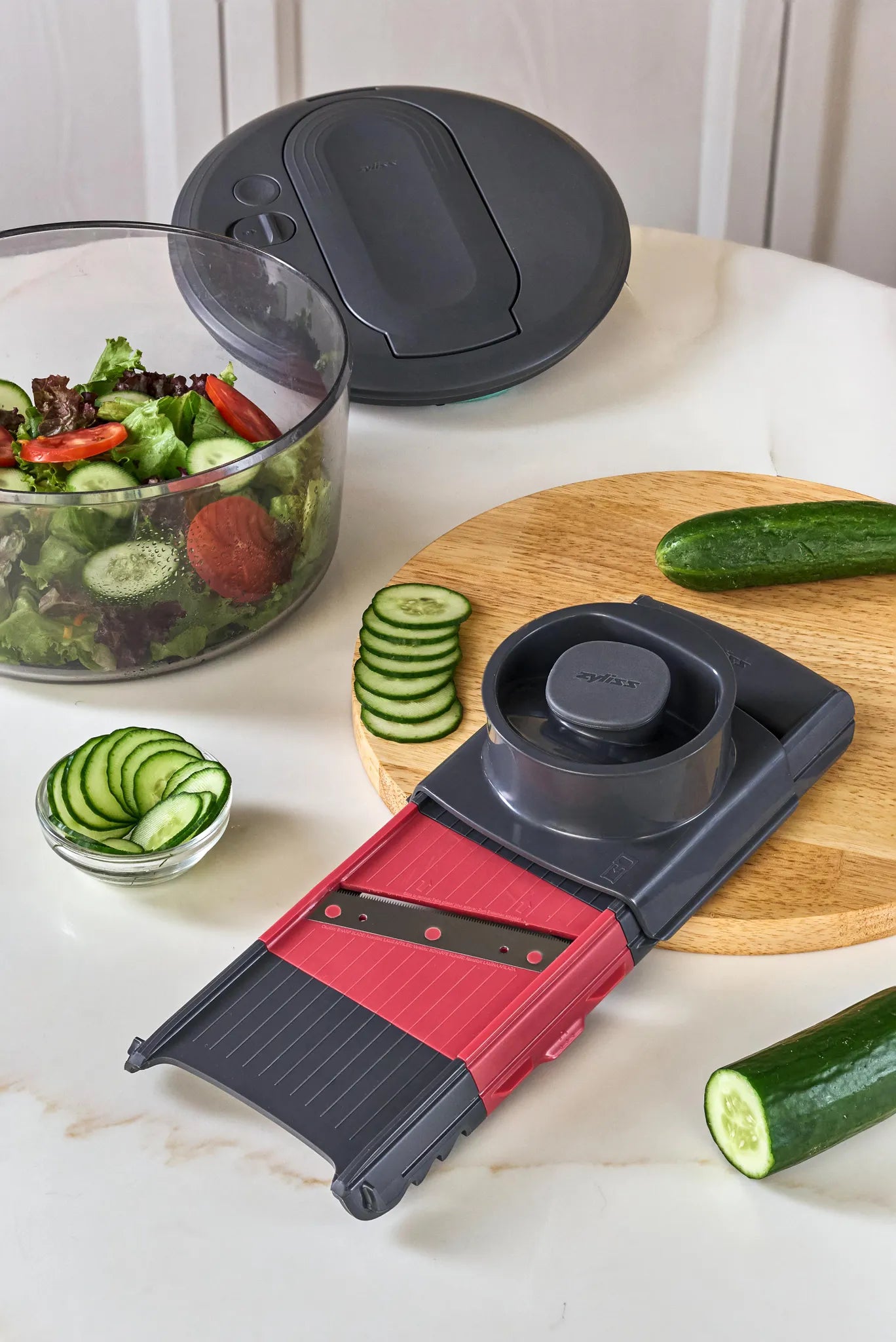 Zyliss 4-in-1 Slicer & Grater with Interchangeable Blades