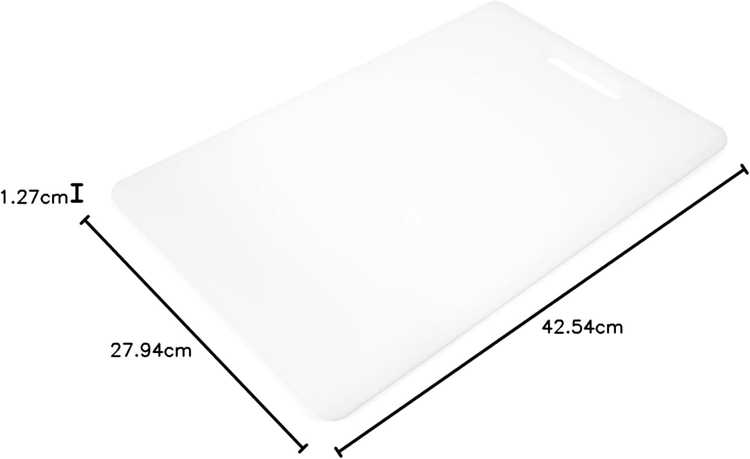 Fox Run Polyethylene Cutting Board 17"