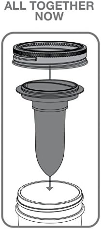 Jarware Salt & Pepper Shaker Mason Jar Lid