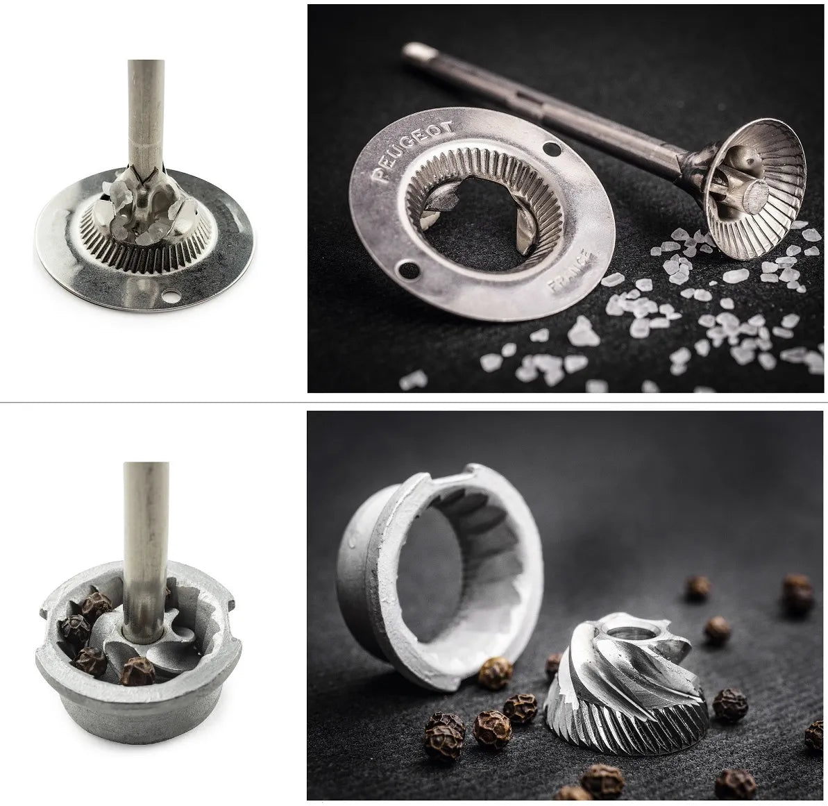 Peugeot Bistro Specials Manual Pepper Mill – Chef Stainless Steel – 10 cm