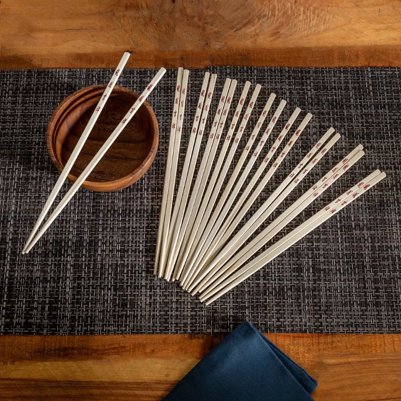 Joyce Chen Reusable Bamboo Chopsticks Set, 10 Pair Joyce Chen by Kitchen Niche
