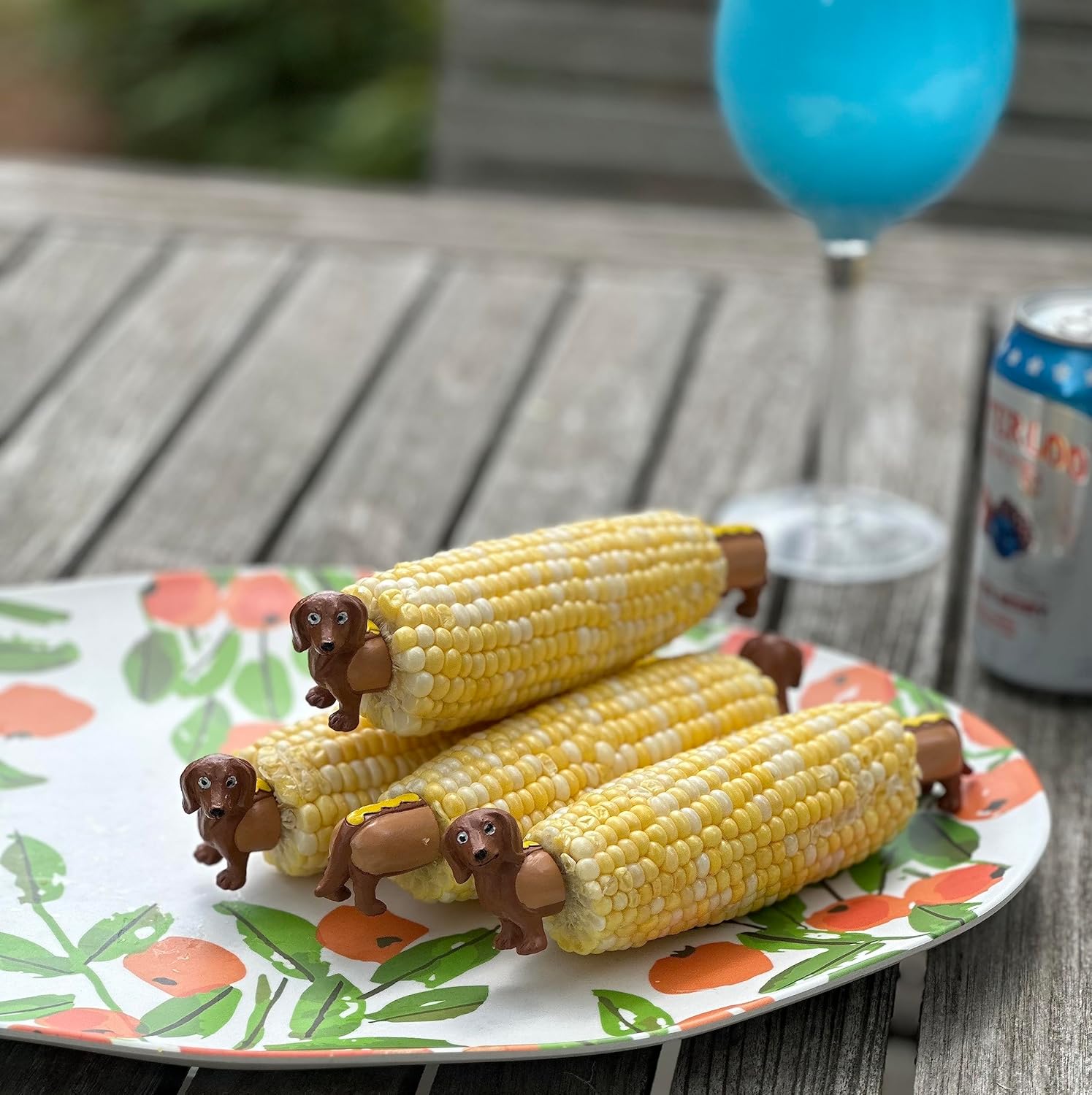 Outset Dachshund Corn Holder Set of 8