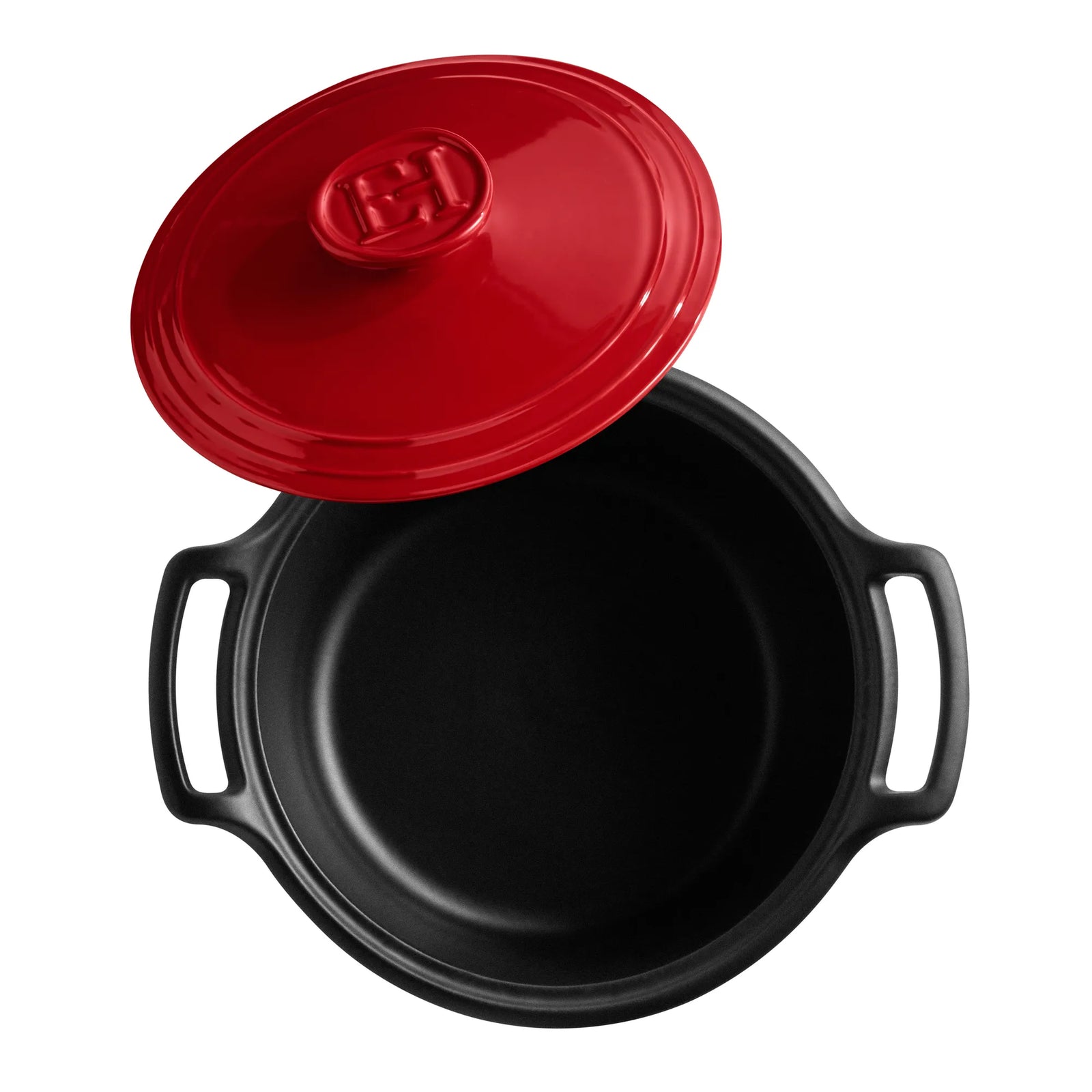 Emile Henry Sublime+ Round Casserole – Burgundy Red – 7 L