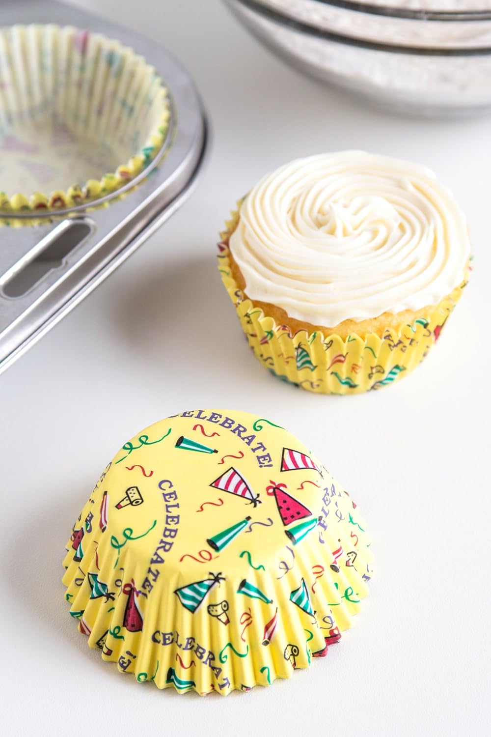 Fox Run Celebrate Bake Cups - 50 Pack