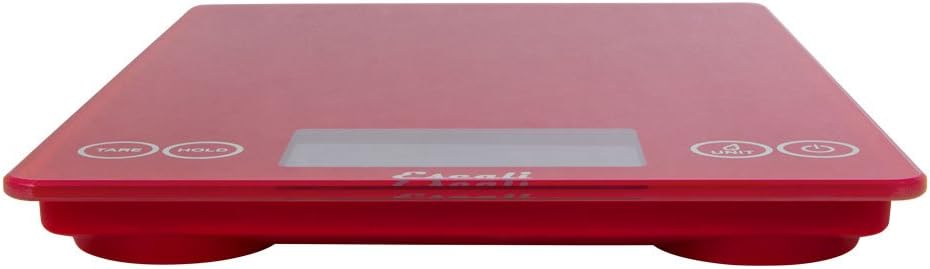 Escali Arti Digital Glass Kitchen Scale Rio Red Rock