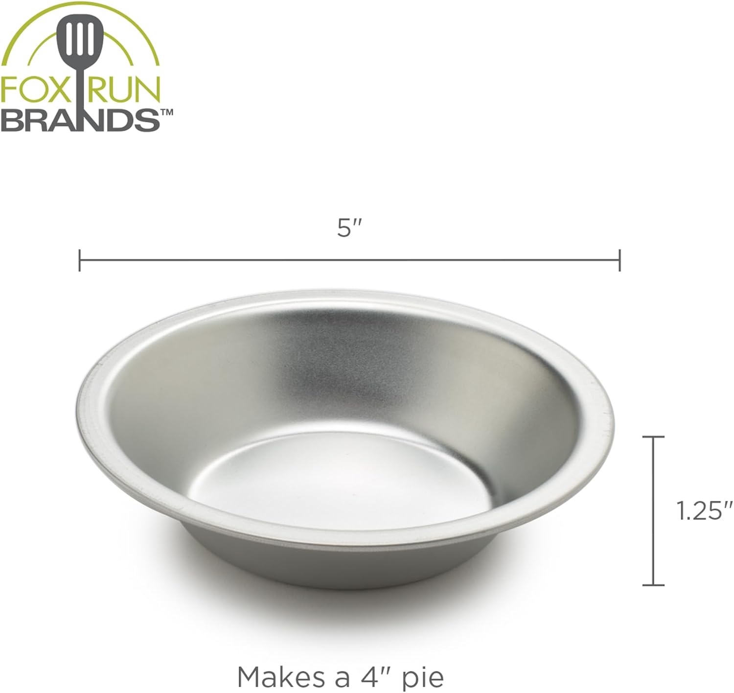 Fox Run Tinplated Steel Pie Pan 5 Inch