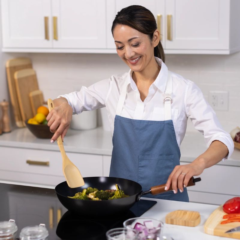 Joyce Chen Classic Series 12-Inch Carbon Steel Ceramic Nonstick Stir Fry Pan Joyce Chen by Kitchen Niche