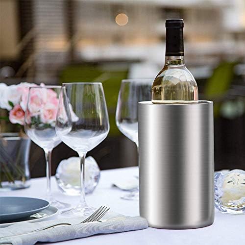 Cuisinox Double Walled Stainless Steel Wine Cooler – 19 x 12cm by Kitchen Niche