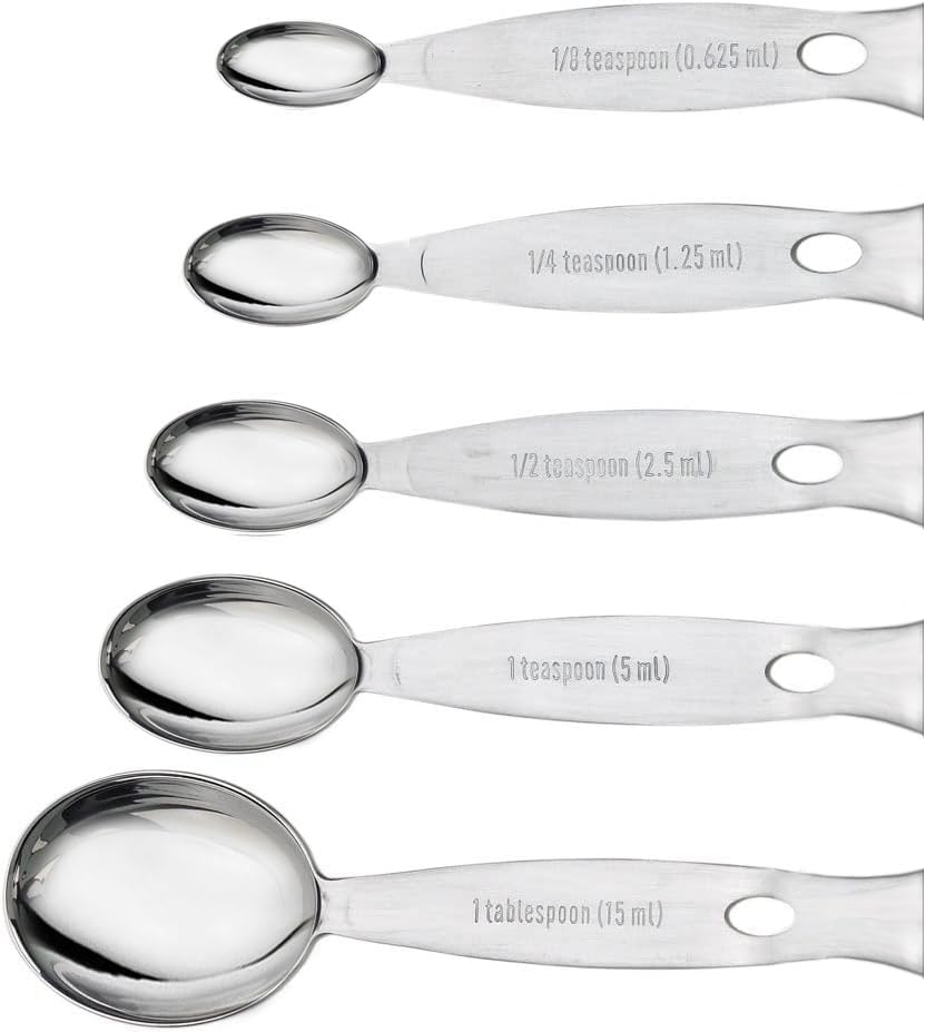 Cuisinox Stainless Steel Measuring Spoon Set – 5 Piece by Kitchen Niche