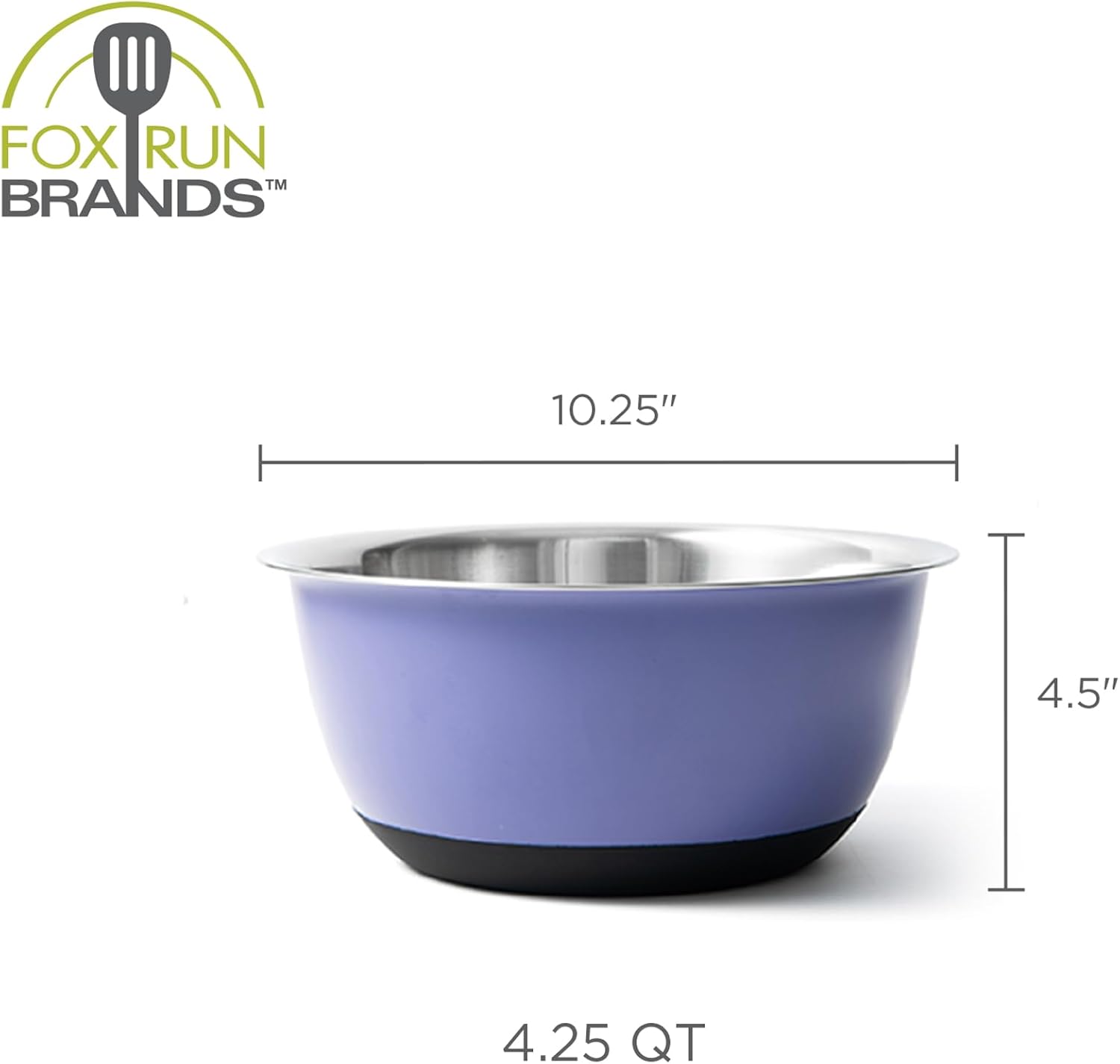 Fox Run Mixing Bowl – 4.25 Qt Purple
