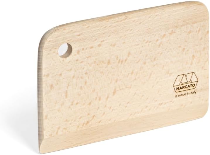 Marcato Premium Classic Wooden Dough Scraper