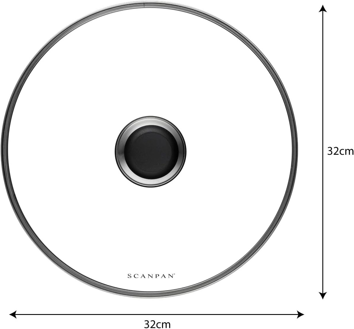 Scanpan Classic Glass Lid – 32 cm