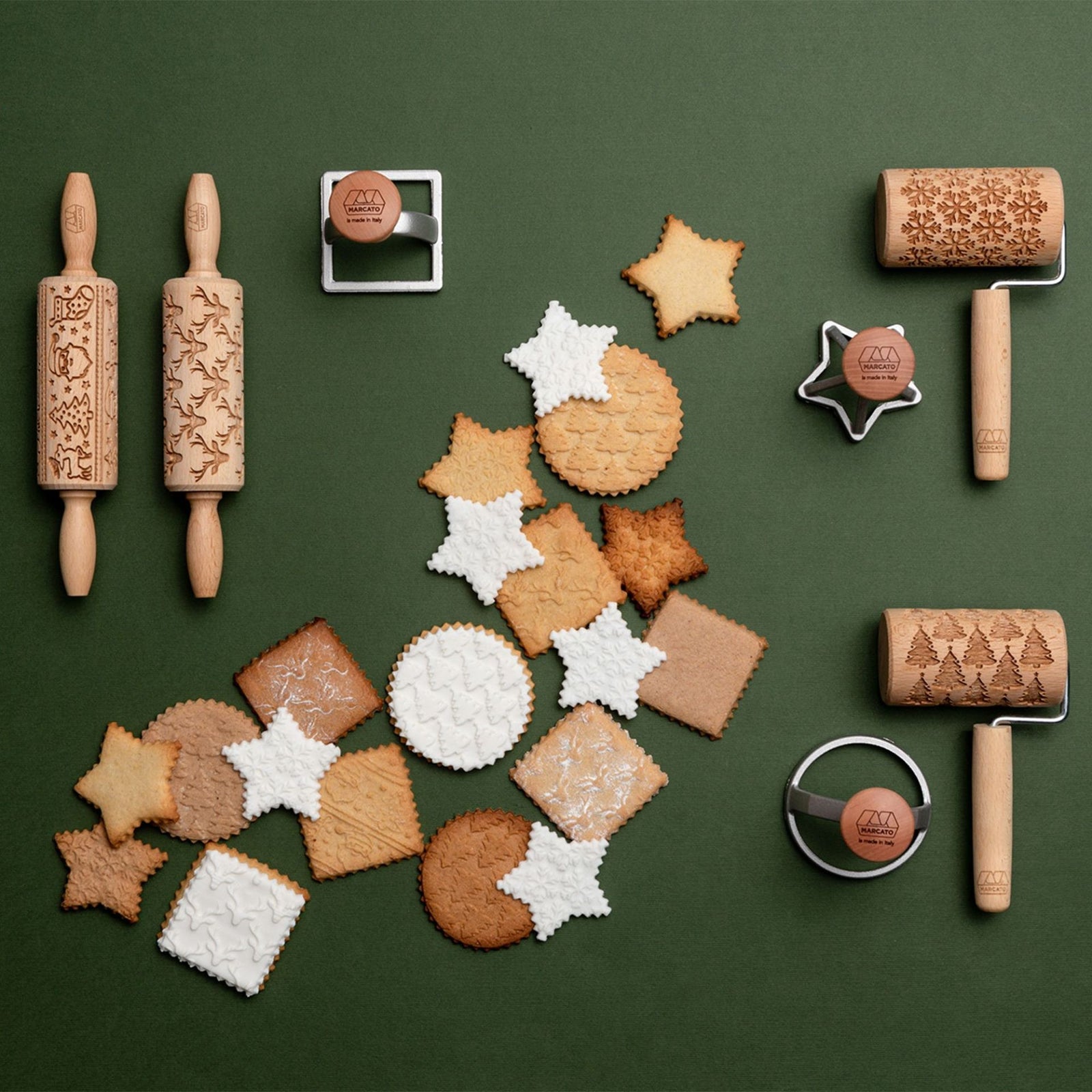 Marcato Premium Christmas Cookie Promotion Set, Green