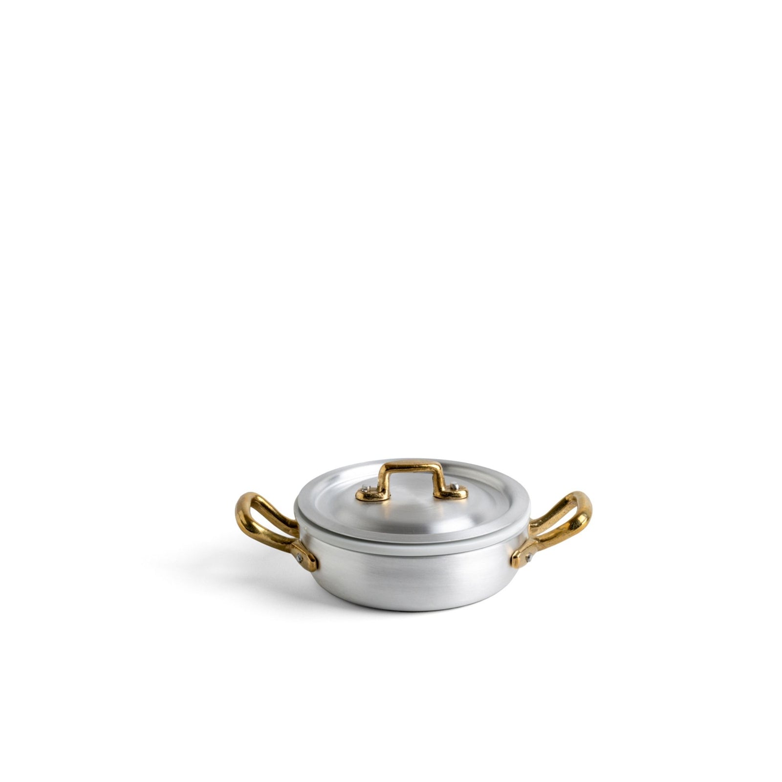 Marcato Mini Premium Serving Casserole Set with Porcelain Insert & Lid - 12 cm