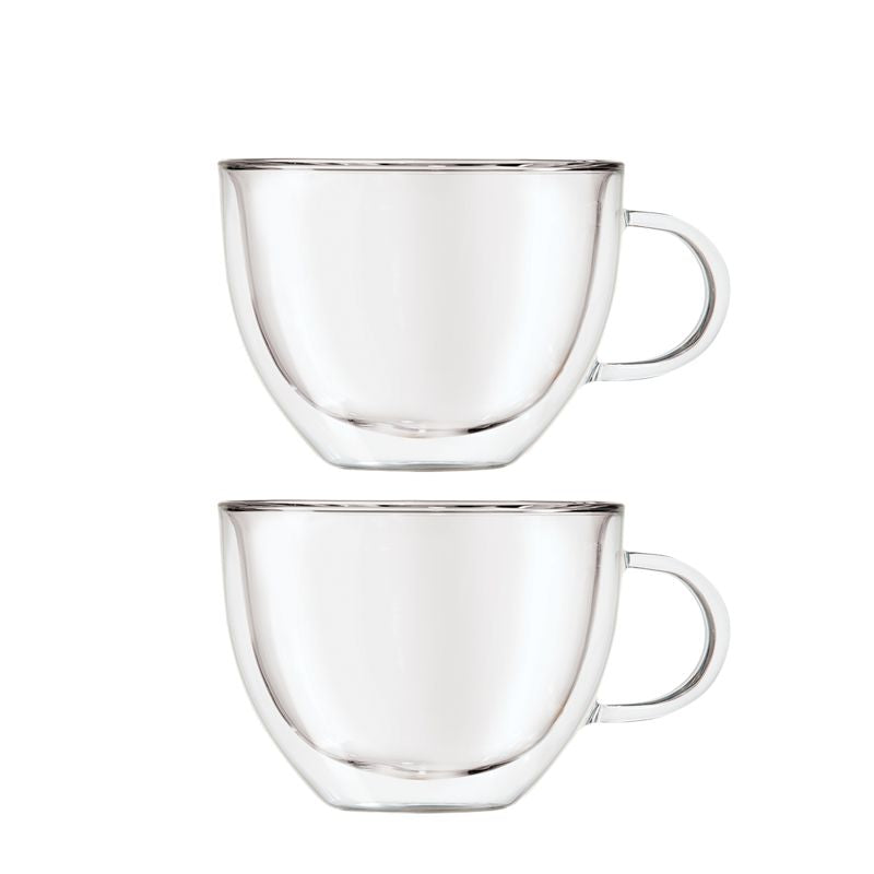 Oggi Set of 2 Double-Wall Latte Cups – 475 ml