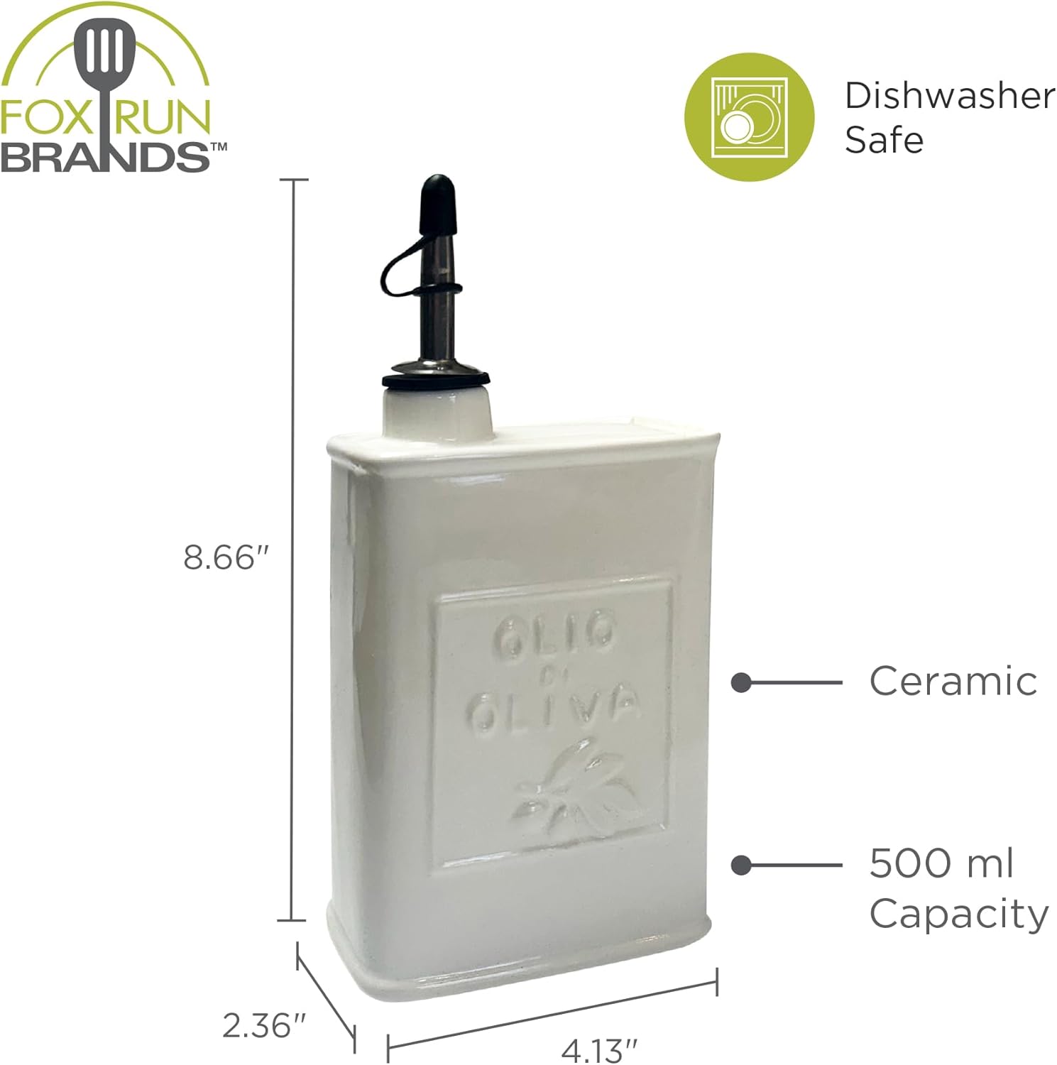 Fox Run Ceramic Olive Oil Can