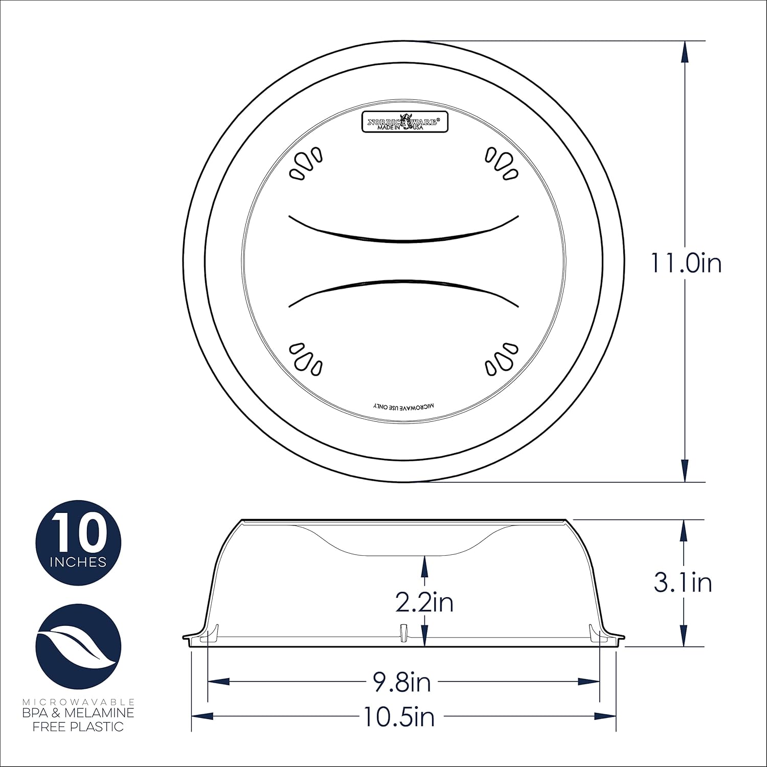 Jarware Stainless Steel Mason Jar Lids Set of 8