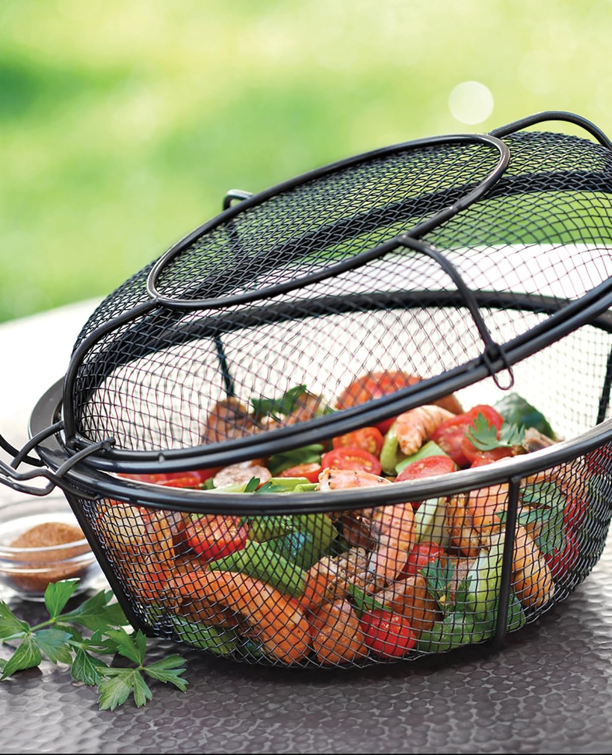 Outset Dual Skillet/Shaker Basket Nonstick