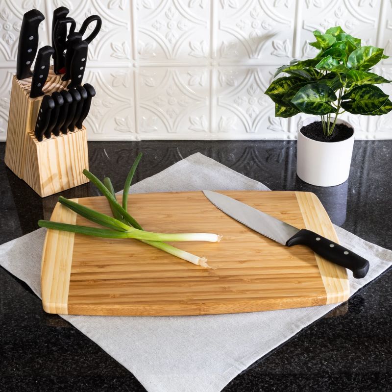 Joyce Chen Extra Large Burnished Bamboo Cutting Board 12x18" Joyce Chen by Kitchen Niche