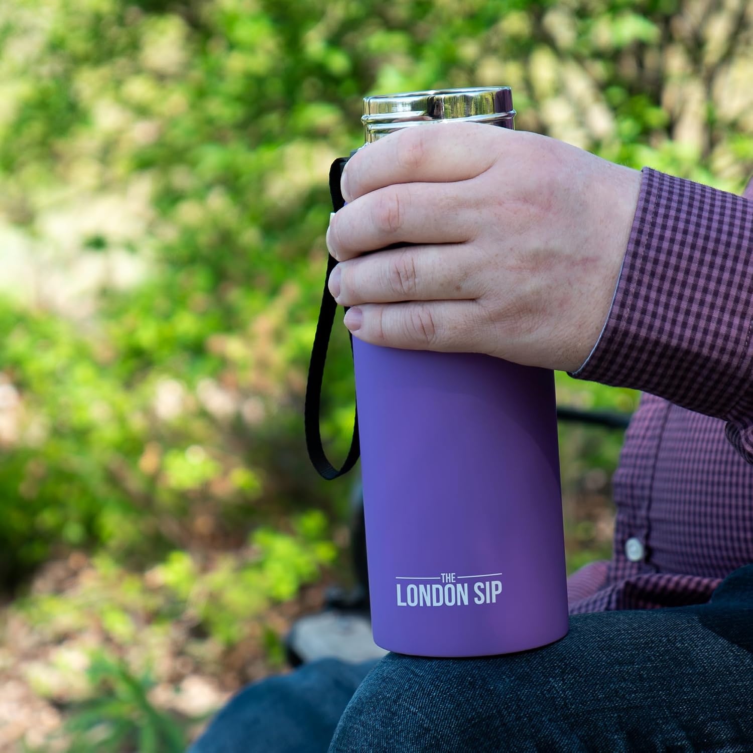 London Sip Tea Infuser Bottle – Purple – 25 oz